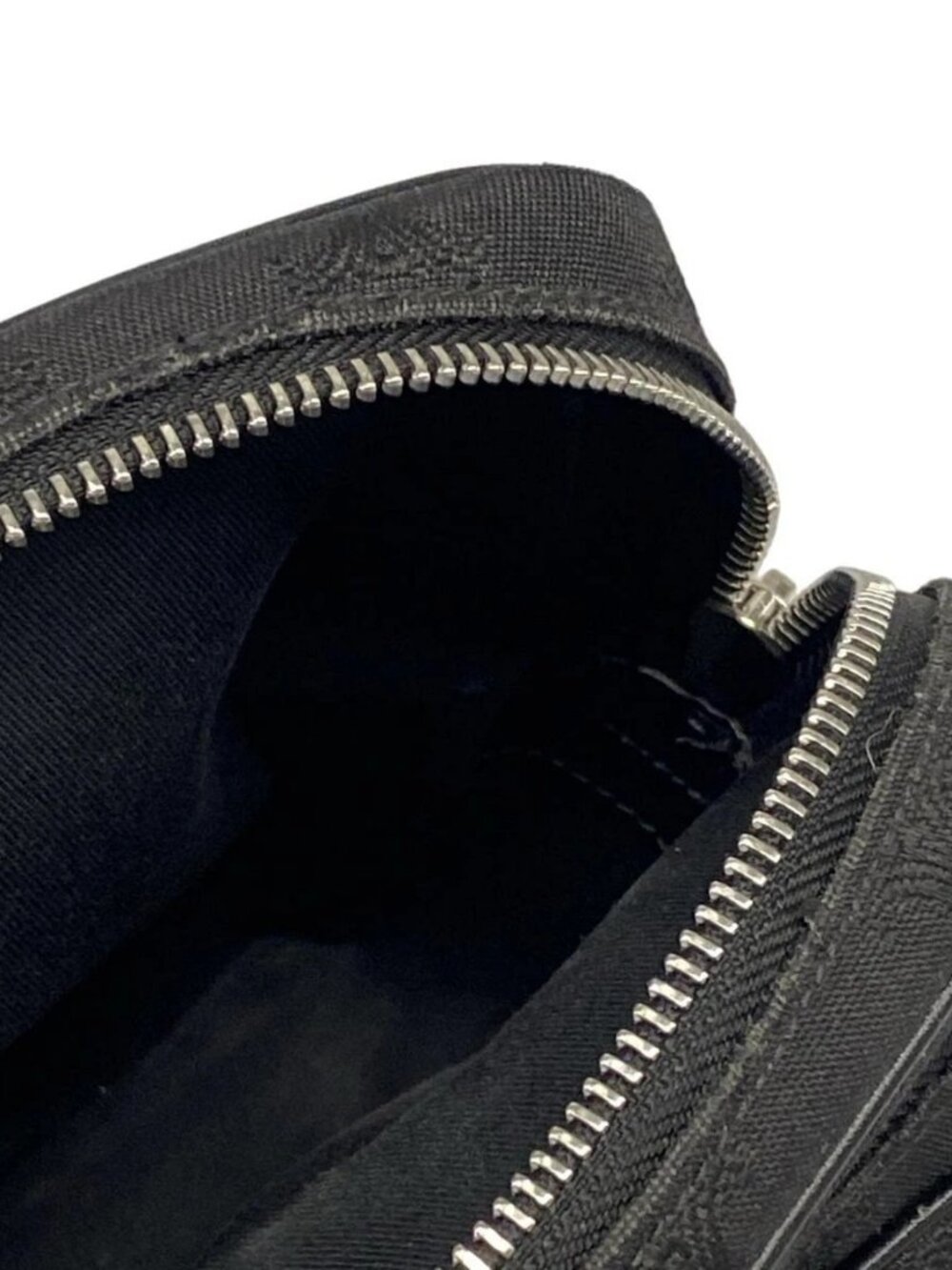 CELINE Mini Pocket Messenger Bag 192512CEC.38SI Black Triomphe Jacquard - Picture 11 of 15